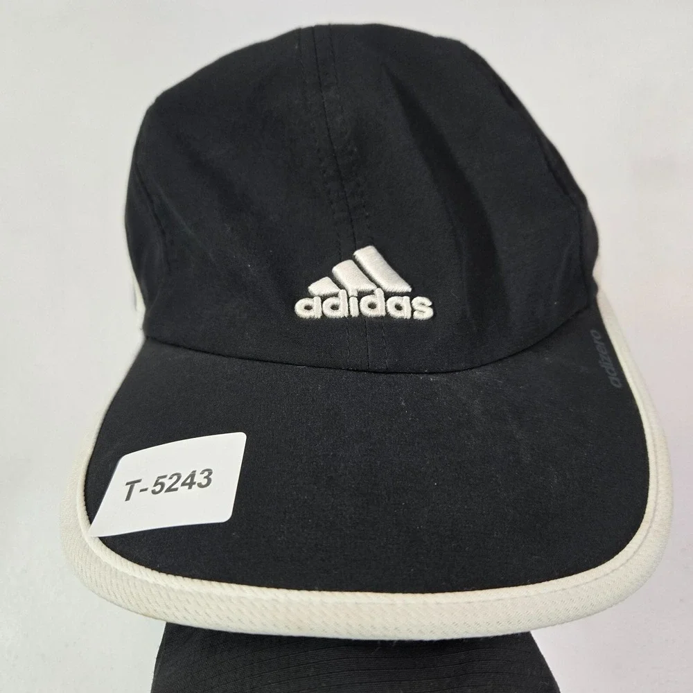 Adidas Men Hat One Size Black Baseball Cap Climacool Adizero Logo Adjustable